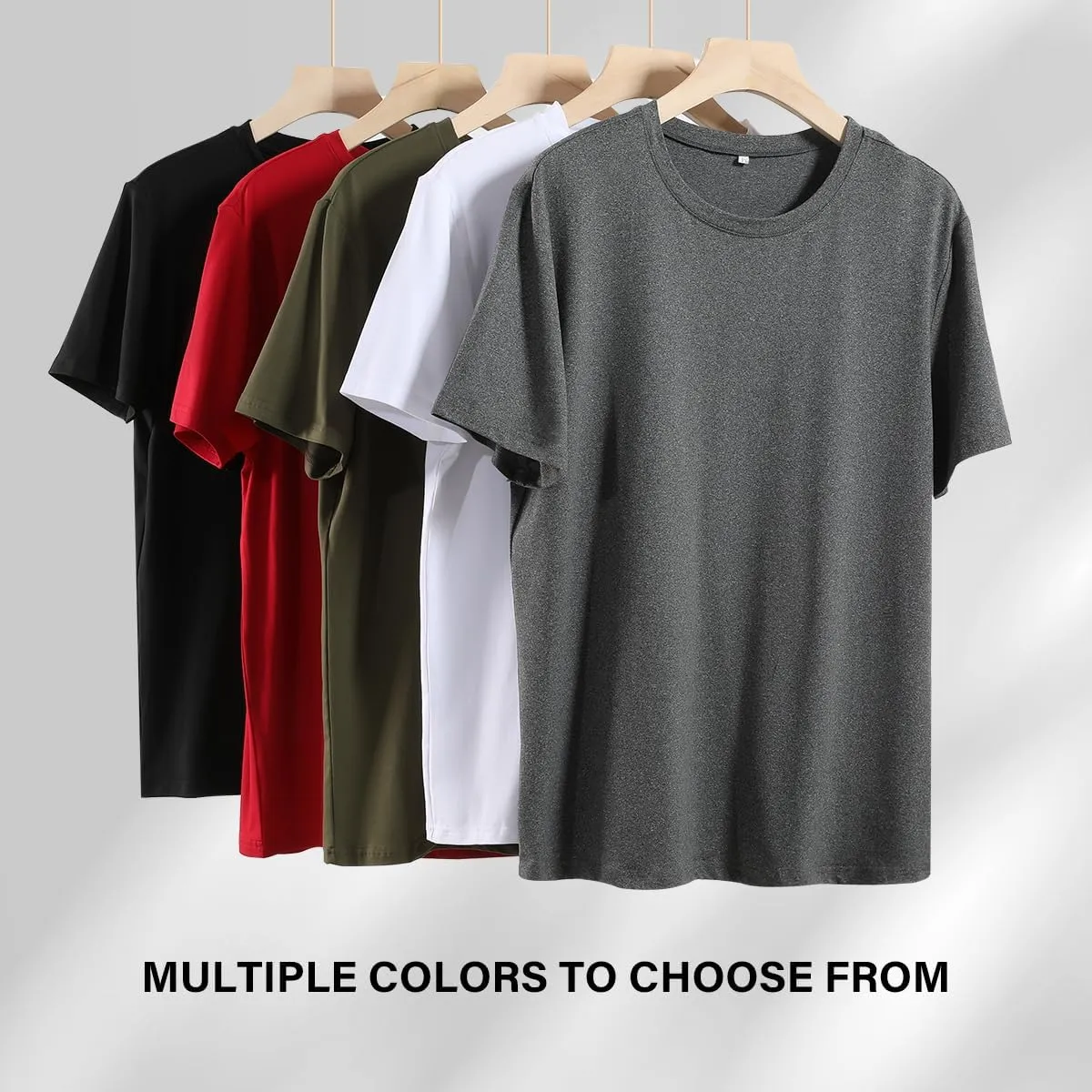 Arjen Kroos Men's Quick Dry Gym T-Shirts Multipack Workout Short Sleeve Shirts Athletic Running Undershirts