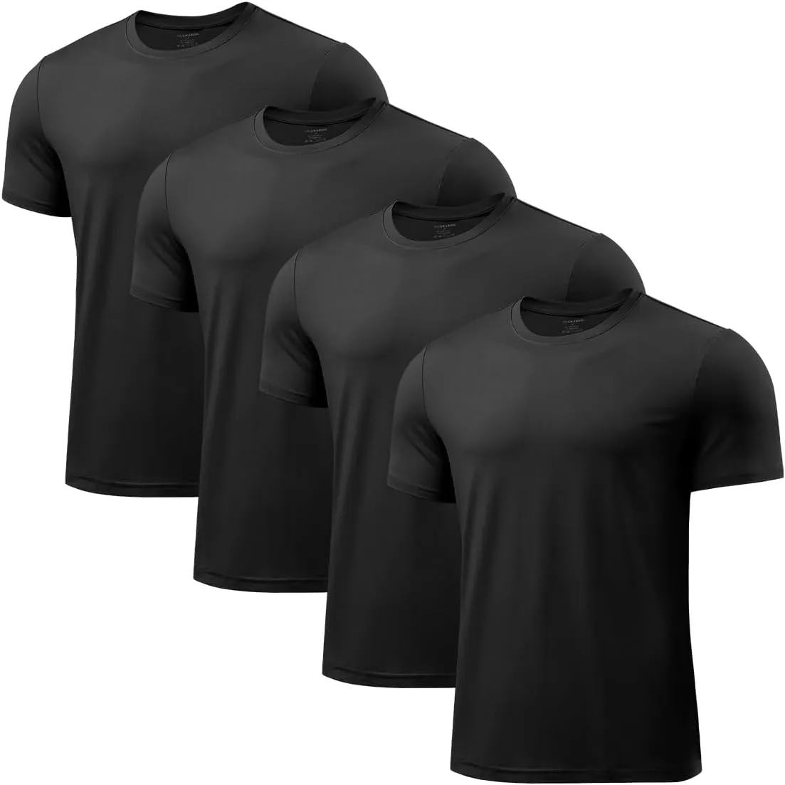 Arjen Kroos Men's Quick Dry Gym T-Shirts Multipack Workout Short Sleeve Shirts Athletic Running Undershirts