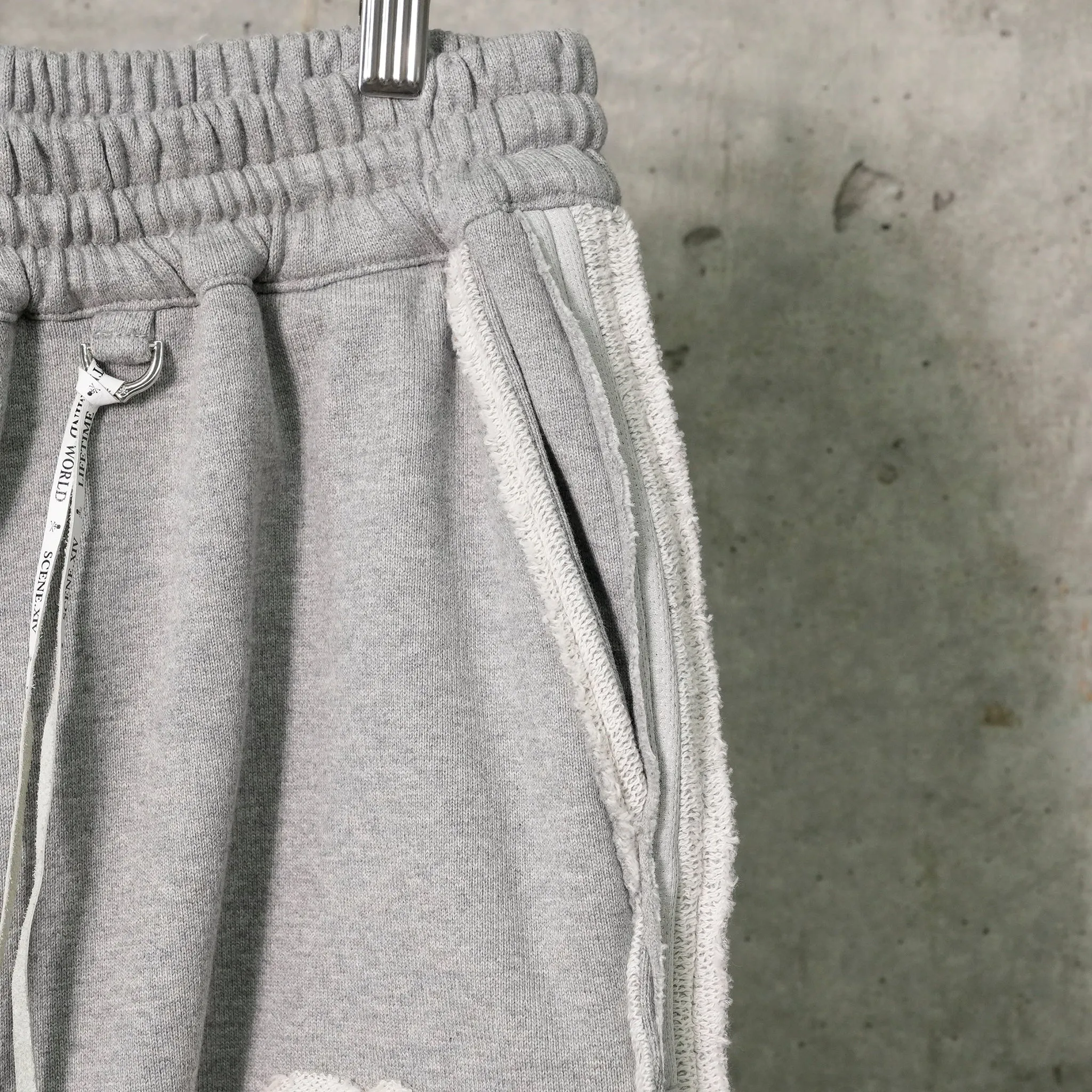 CUT-OFF SWEATSHORTS (PA042) / 011:TOP GRAY