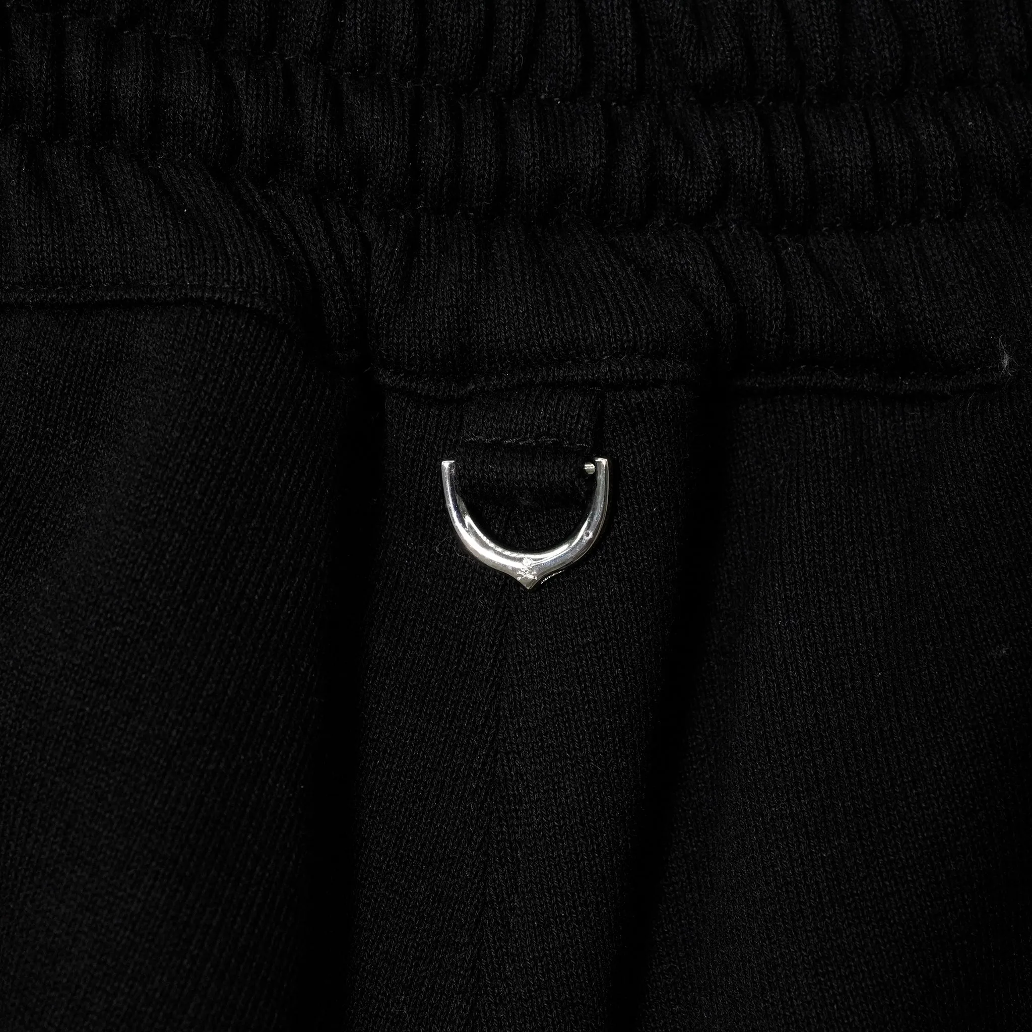 CUT-OFF SWEATSHORTS (PA042) / 012:BLACK