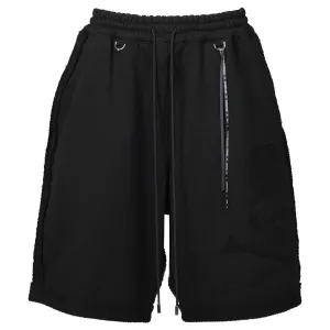 CUT-OFF SWEATSHORTS (PA042) / 012:BLACK