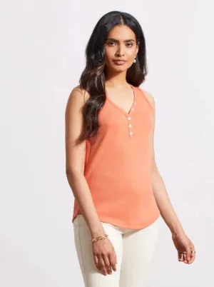 Henley Tank Top [Cyder-5361O-4926]