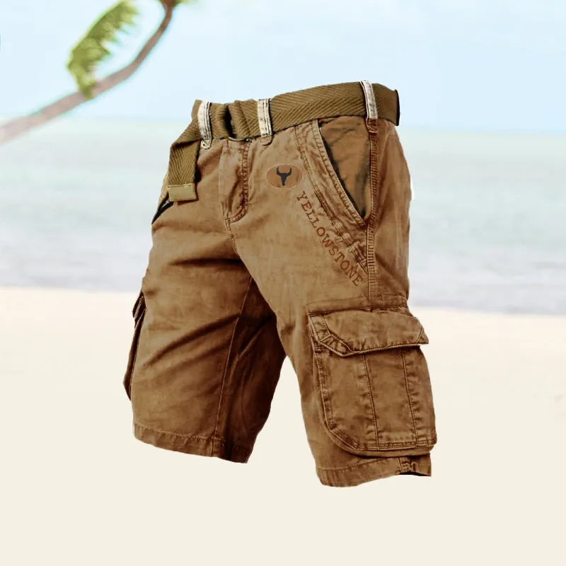 Heren Cargo Shorts - Ismael - Comfortabel, Duurzaam & Veelzijdig voor Alle Seizoenen