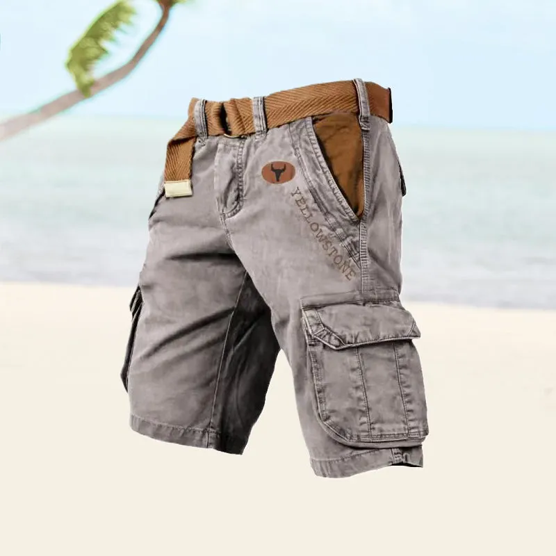 Heren Cargo Shorts - Ismael - Comfortabel, Duurzaam & Veelzijdig voor Alle Seizoenen