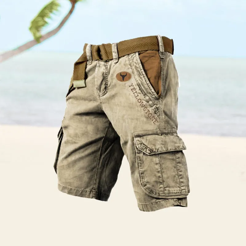 Heren Cargo Shorts - Ismael - Comfortabel, Duurzaam & Veelzijdig voor Alle Seizoenen