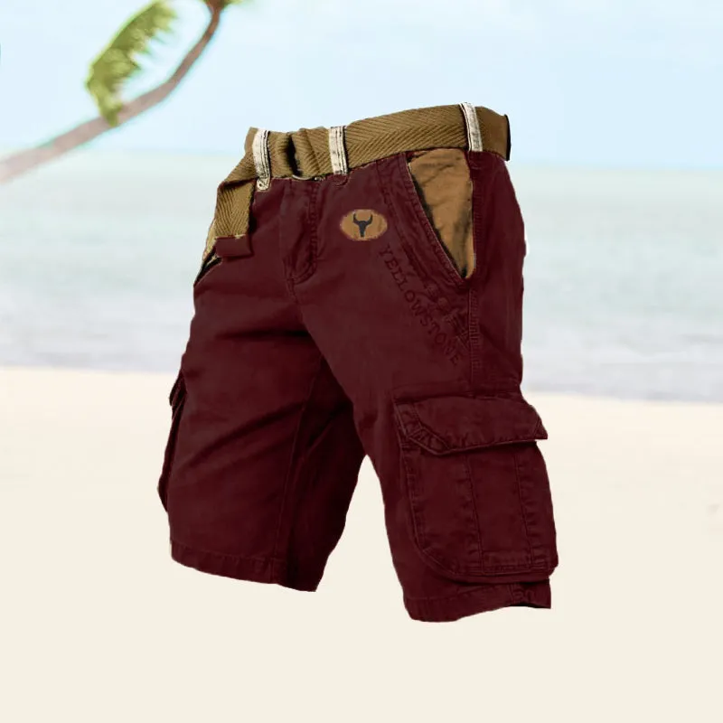 Heren Cargo Shorts - Ismael - Comfortabel, Duurzaam & Veelzijdig voor Alle Seizoenen