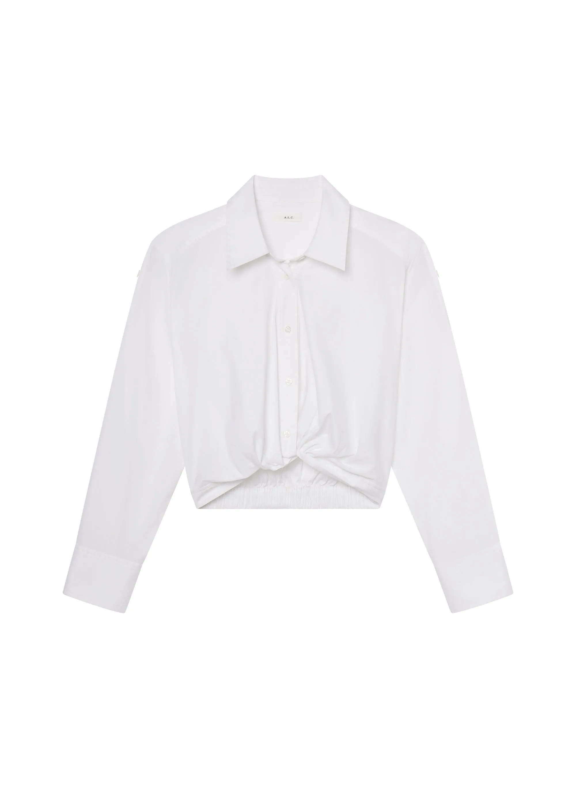 Leo Cropped Cotton Shirt