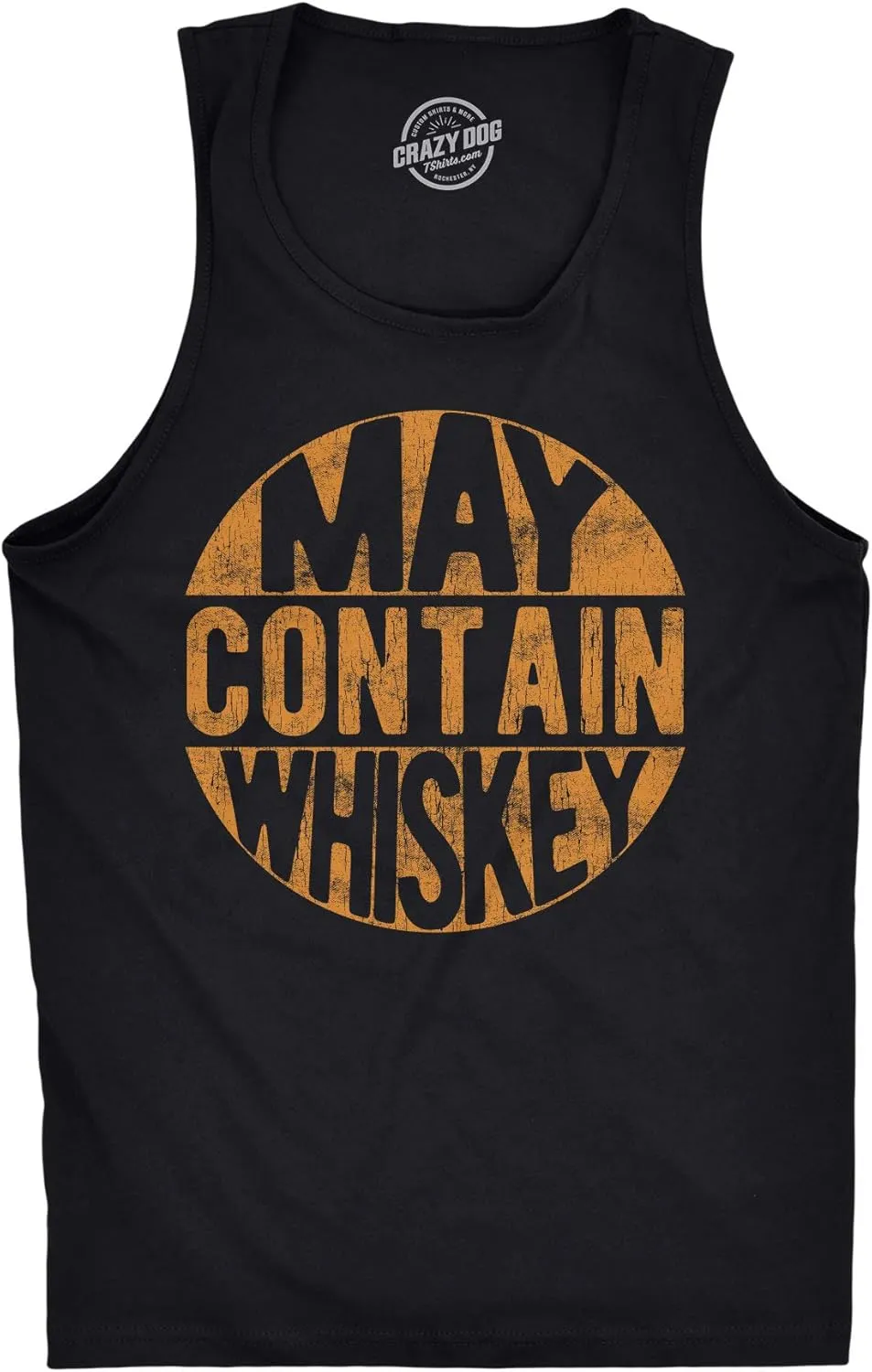 Mens Fitness Tank May Contain Whiskey Tanktop Funny Liquor Drinking Party Graphic Sleeveless