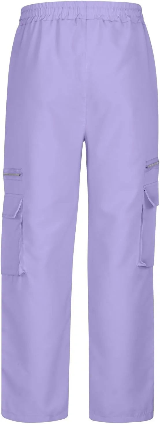 Mens Slim Fit Hiking Cargo Pants Tactical Pants Multiple Pockets Outdoor Straight Leg Trousers Casual Sweatpants
