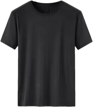 Men's Solid Color Quick Dry Sport T-Shirt Short Sleeves O-Neck Casual Tees Gym Top
