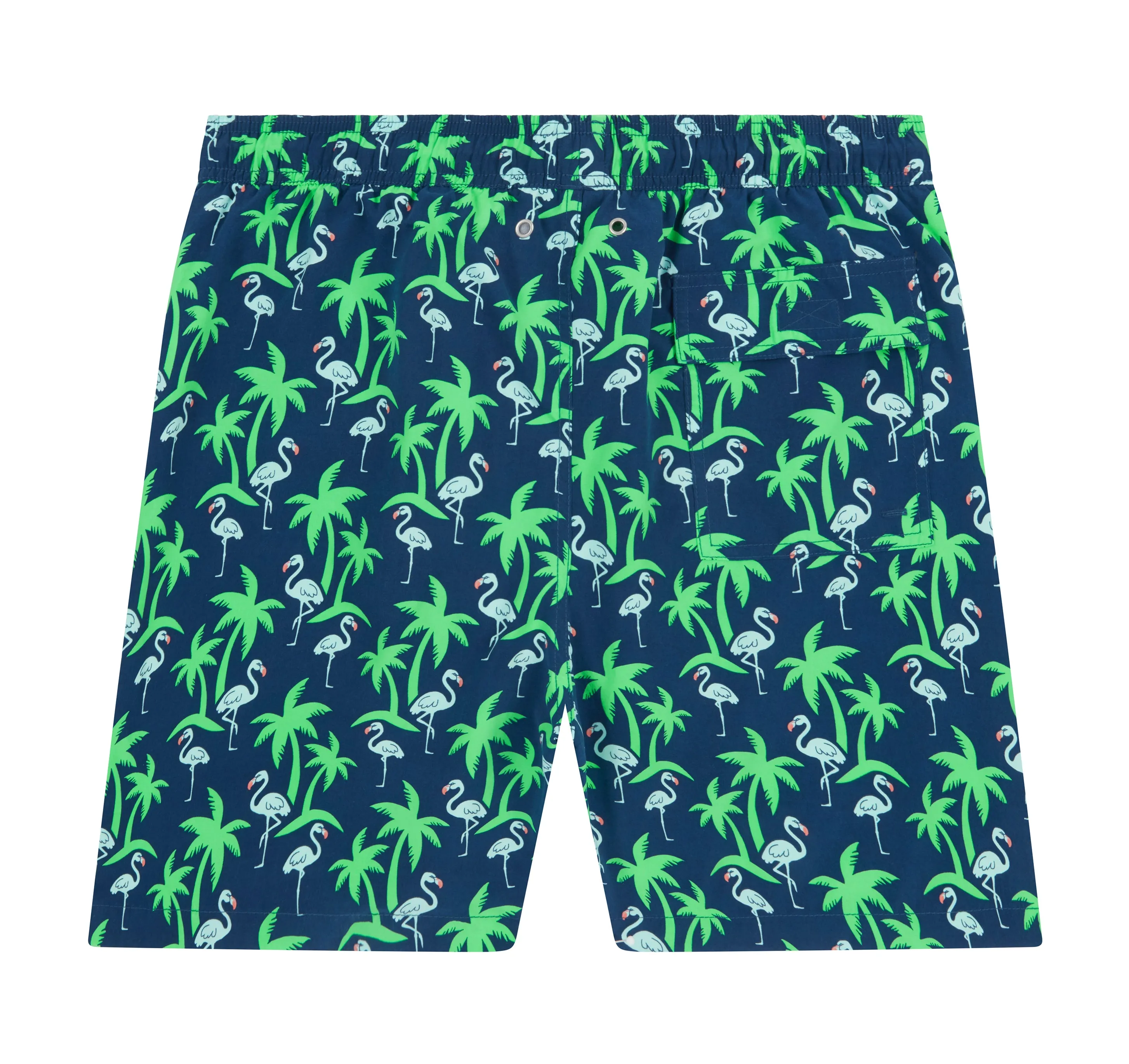 Navy & Green Tropics