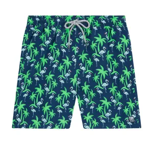 Navy & Green Tropics