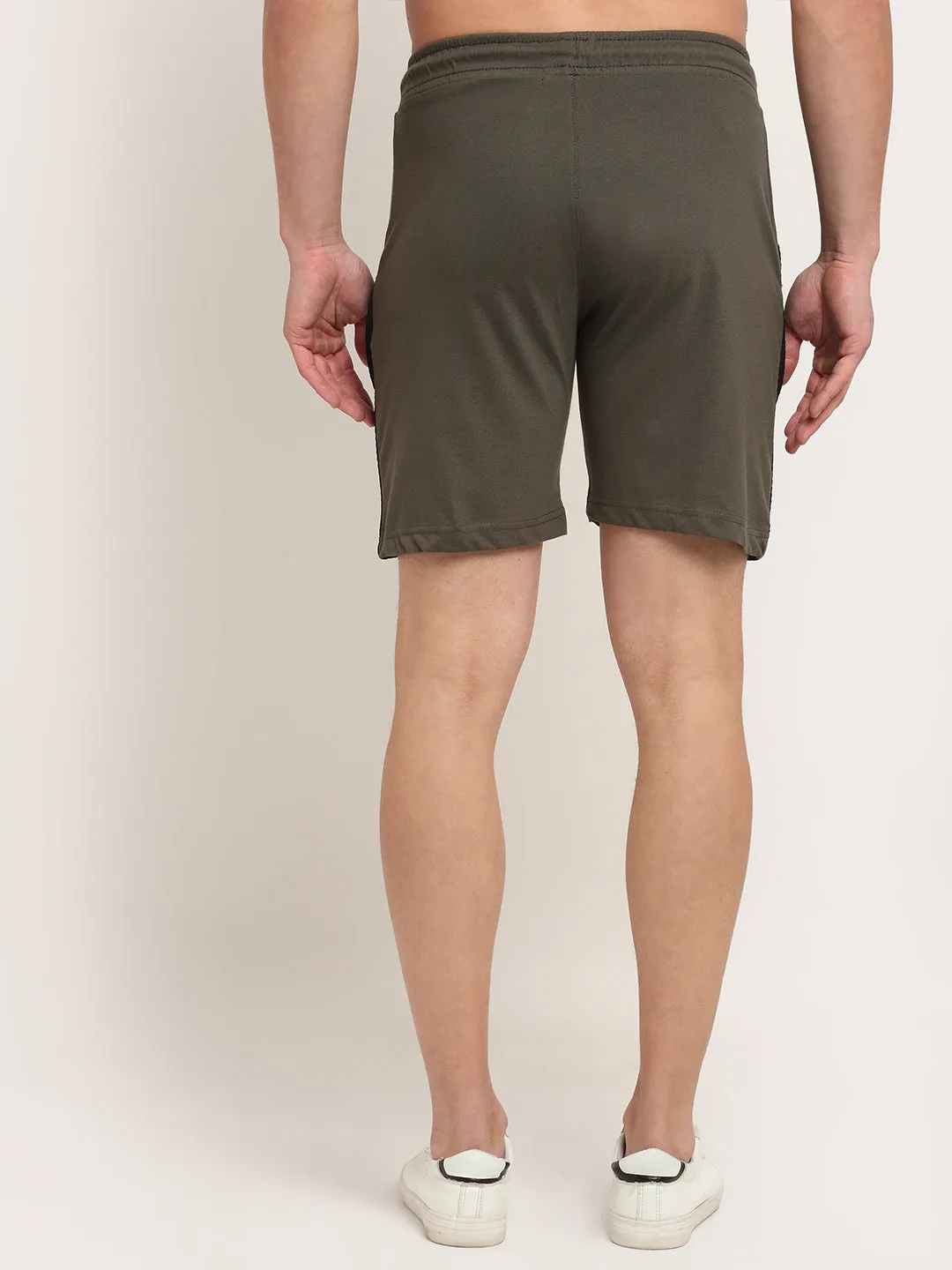 Olive Men Shorts