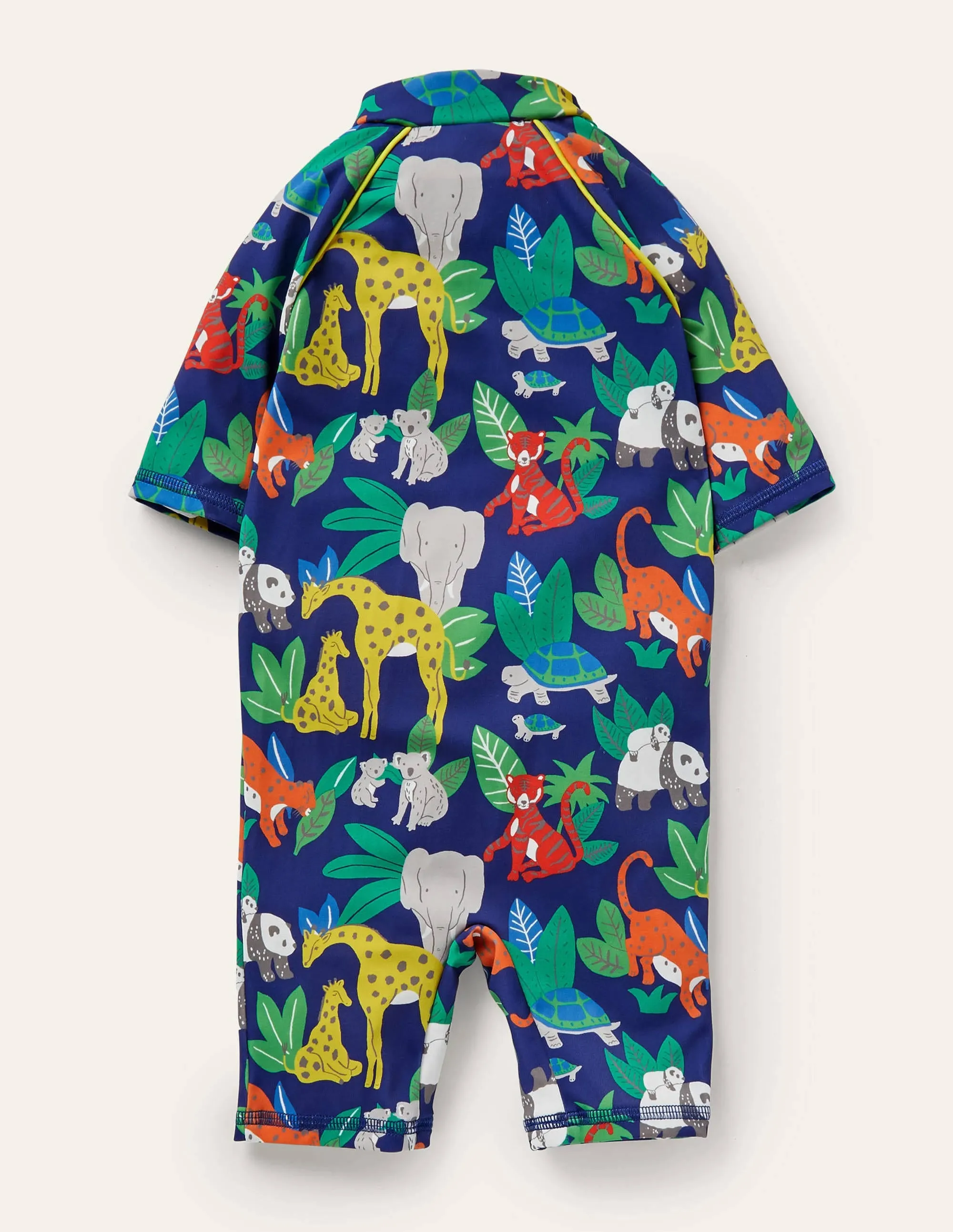 Printed Sun-safe Surf Suit-Starboard Blue Jungle