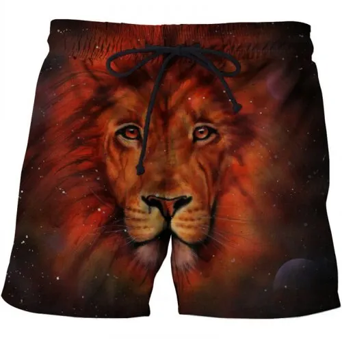 Skull Printed Beach Shorts Men 3d Funny Casual Short
