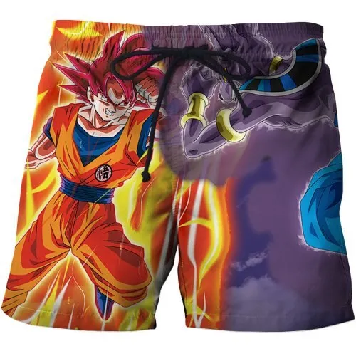 Swim Shorts Beach Sports hawaiian Trunks dragon ball