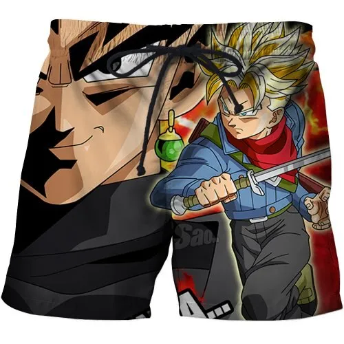 Swim Shorts Beach Sports hawaiian Trunks dragon ball