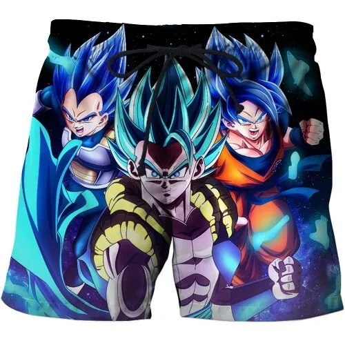 Swim Shorts Beach Sports hawaiian Trunks dragon ball