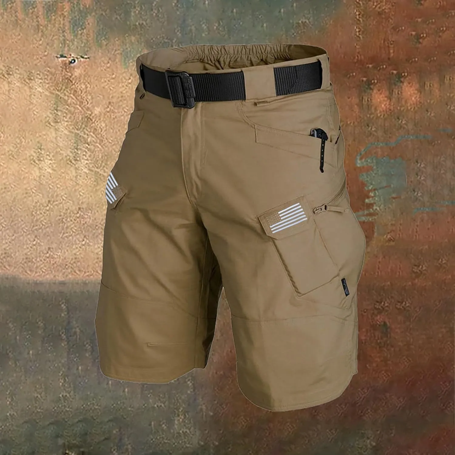 Tactical Shorts for Men Quick Dry Waterproof Stretch Cargo Pants Breathable Ripstop Outdoor Hiking Pants Big and Tall