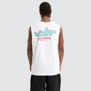 Warped Muscle Top White